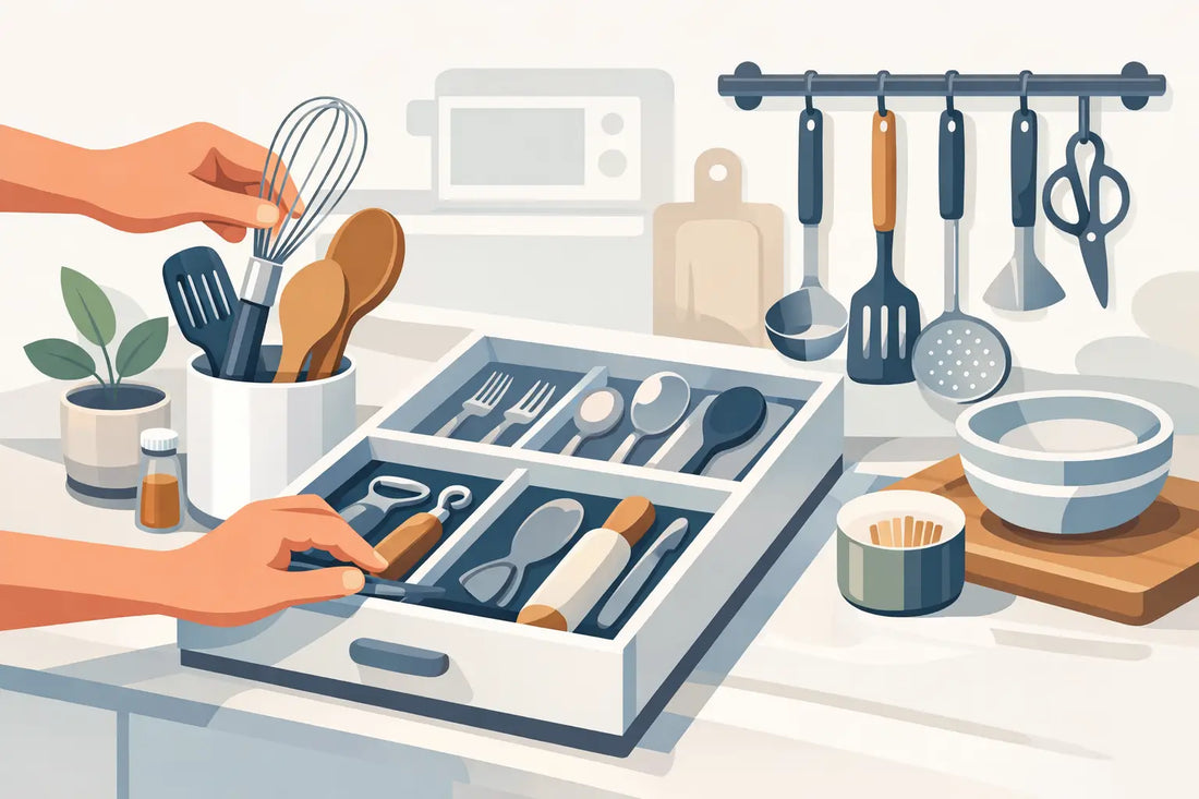 How to Organize Kitchen Utensils Fast