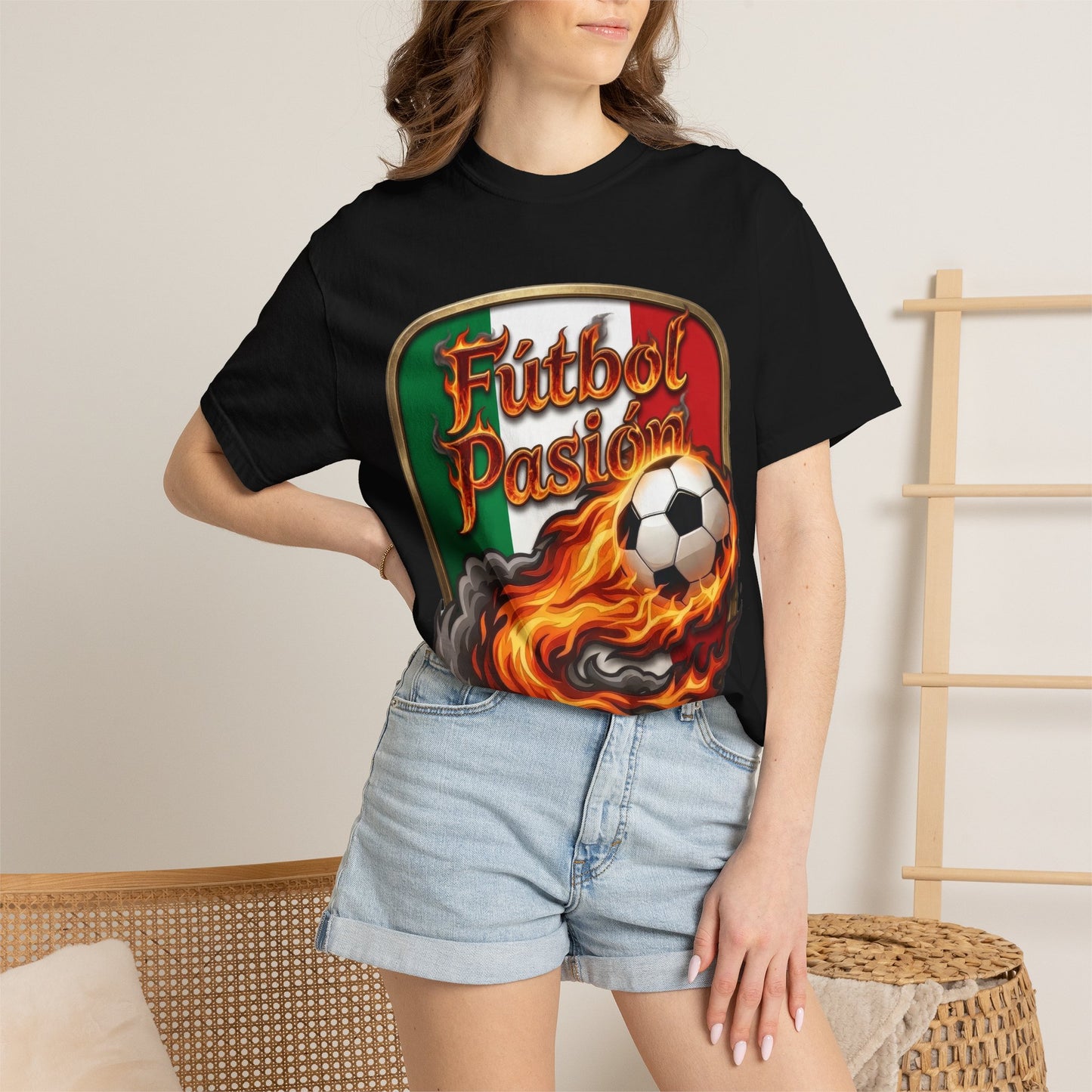 Unisex Short-Sleeve Fútbol Pasión T-Shirt